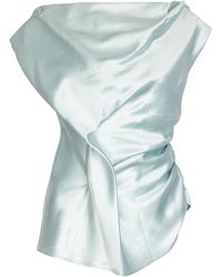 Paris Georgia Basics - Liquid Draped Top - Lyst