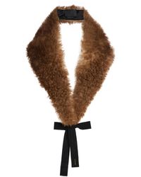 Prada - Faux Fur Collar - Lyst