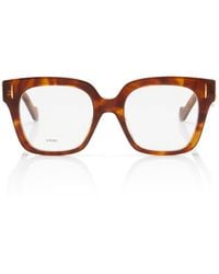 Loewe - Anagram Square-Frame Acetate Optical Glasses - Lyst