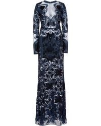 Elie Saab - Sequin-embellished Maxi Dress - Lyst