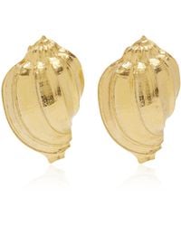 Ben-Amun - Exclusive 24k Gold-plated Shell Earrings - Lyst