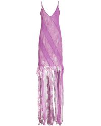 Francesca Miranda - Claire Silk & Lace Slip Dress - Lyst