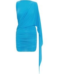 Alex Perry - One-Shoulder Jersey Mini Dress - Lyst