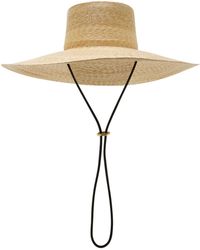 Janessa Leone - Roma Straw Fedora - Lyst
