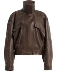 Nour Hammour - Quincy Leather Jacket - Lyst