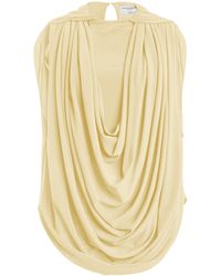 Brandon Maxwell - Astor Draped Top - Lyst