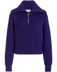 High Sport - Chester Ribbed-knit Cotton-blend Sweater - Lyst