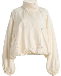 Rohe - Silk Blouson Anorak Jacket - Lyst