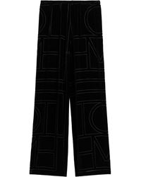 TOTEME - Monogram Devoré Pj Pants - Lyst