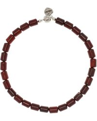 Julietta - Exclusive Reef Red Jasper Beaded Necklace - Lyst