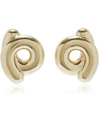 Bea Bongiasca - Large Tarallo 9k Yellow Gold Earrings - Lyst
