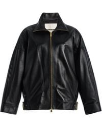 DARKPARK - Celine Plonge Leather Aviator Bomber Jacket - Lyst