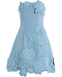 knee length dresses for ladies Aurelie Appliqué Short Sleeve Mini Dress main image 1