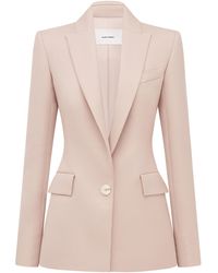 Alex Perry - Single-Breasted Wool Blazer - Lyst