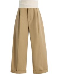 DARKPARK - Wendy Wide-leg Cotton Trousers - Lyst