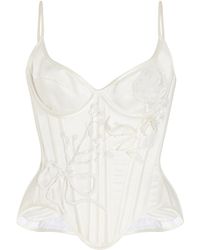 Wiederhoeft Exclusive Embellished Metallic Cotton-Silk