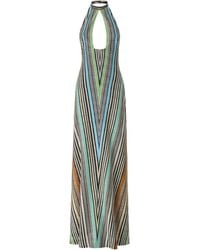 Missoni - Knit Maxi Halter Dress - Lyst