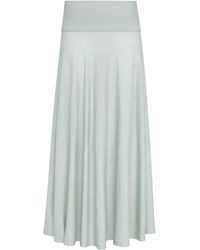 Alaïa - Knit Wool Maxi Skirt - Lyst