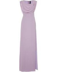 Del Core - Draped Silk Gown - Lyst