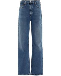 Damen Bekleidung Jeans Bootcut Jeans Agolde Denim Lyle Mid-Rise Straight Jeans in Blau 