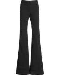 Brandon Maxwell - The Fae Flared Stretch Linen-blend Pants - Lyst