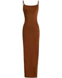 Anemos - The Column Jersey Maxi Dress - Lyst
