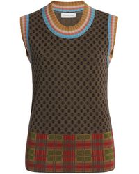 Dries Van Noten - Temi Wool-Blend Vest - Lyst