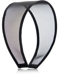 Lelet - Giselle Satin-trimmed Mesh Headband - Lyst