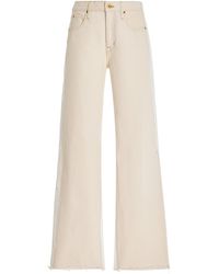 SLVRLAKE Denim - Re-work Grace Rigid High-rise Wide-leg Jeans - Lyst