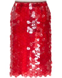 16Arlington - Delta Sequined Nylon Midi Skirt - Lyst