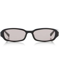 Saint Laurent - Erin Oval-Frame Acetate Sunglasses - Lyst