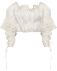 ANDRES OTALORA - Donde Permanece Silk Blouse - Lyst