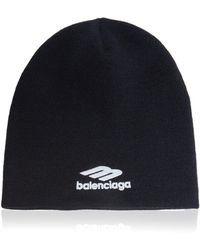 Balenciaga - Ribbed Knit Beanie - Lyst