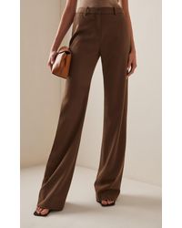 Brandon Maxwell - The Anderson Wool-blend Straight-leg Pants - Lyst