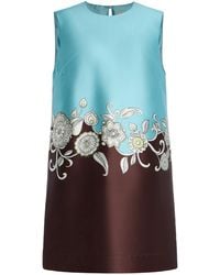 ALÉMAIS - Gia Twill Mini Dress - Lyst