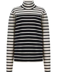 TOTEME - Striped Wool Turtleneck Sweater - Lyst