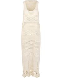 Heirlome - Ophelia Crocheted Silk Maxi Dress - Lyst