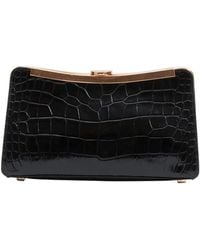 Jonathan Simkhai - Solange Croc-Effect Leather Clutch - Lyst