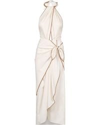 Johanna Ortiz - Centro Del Cielo Cotton-Blend Maxi Dress - Lyst
