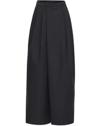 Source Unknown - Leiko Pleated Wide-Leg Pants - Lyst