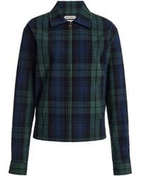 JW Anderson - Plaid Zipped Cotton Jacket - Lyst