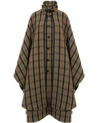 Chloé - Layered Wool-Blend Long Cape Coat - Lyst