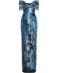 Pamella Roland - Sequin-embroidered Tulle Gown - Lyst