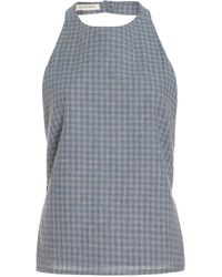 ELCE - Exclusive Isabelle Organic Cotton-hemp Halter Tank Top - Lyst