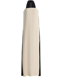 Valentino Garavani - Two-Tone Silk-Cady Gown - Lyst