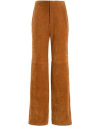 Ulla Johnson - Freja Suede Pants - Lyst