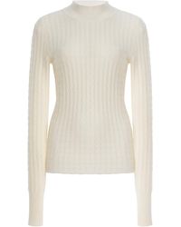 CORDOVA - Soleil Cable-Knit Merino Wool Top - Lyst