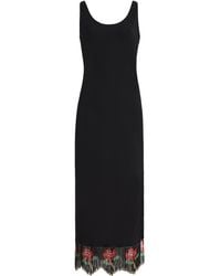 Posse - Exclusive Rosanna Embellished Crepe Maxi Dress - Lyst