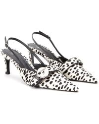 Coperni - Belt Calf Hair Kitten Heels - Lyst
