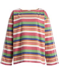 Posse - Exclusive Polly Striped Cotton T-Shirt - Lyst